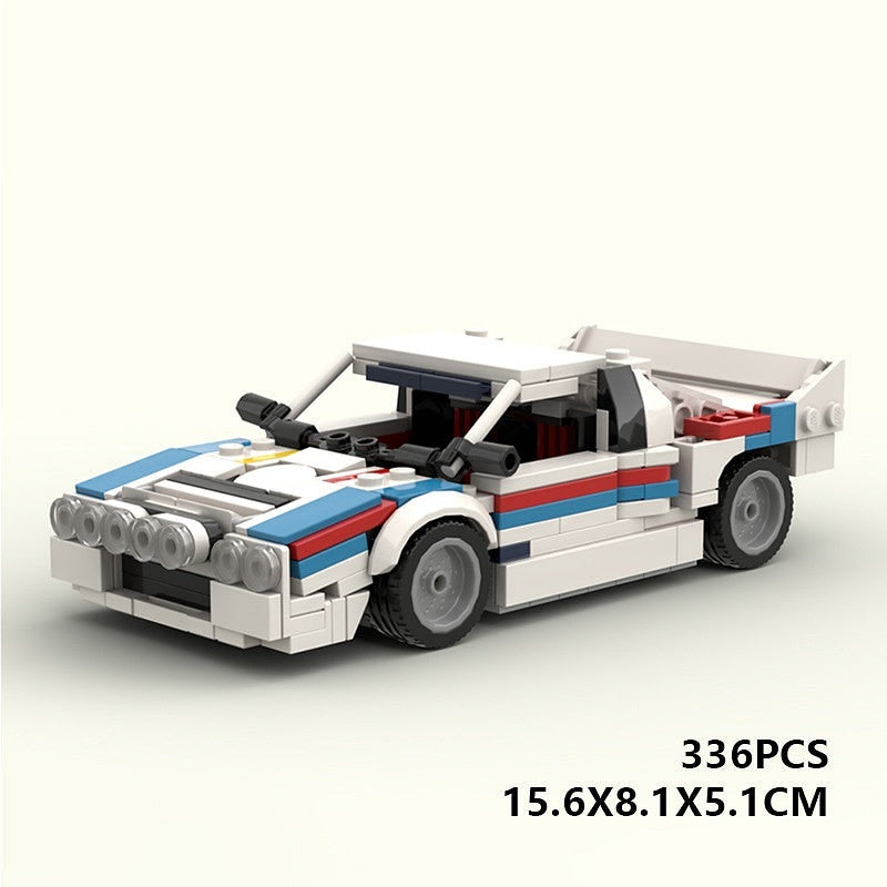 Classic Group B Rally Car MOC Building Kit | Racing Vehicle Model - 4