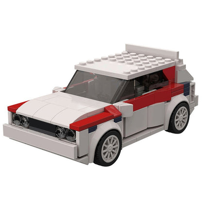 Classic Italian Rally Car Building Kit | 8-Stud Wide LEGO-Compatible MOC - 5