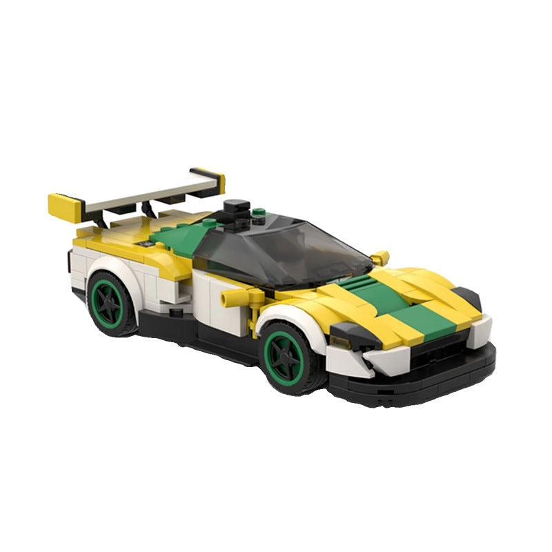 Classic Japanese Race Car MOC Building Kit | Vintage Racing Vehicle - 2