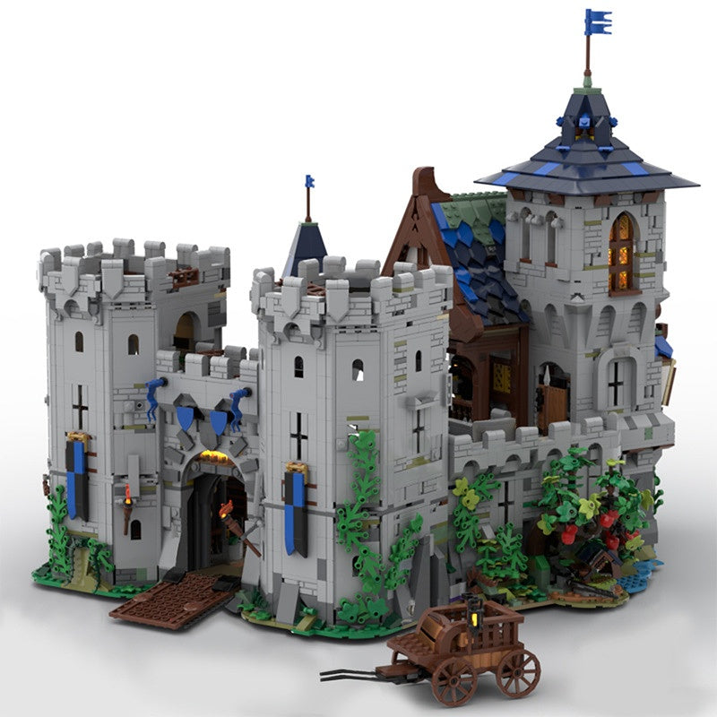 Classic Medieval Black Falcon Fortress Building Kit | Compatible MOC - 4