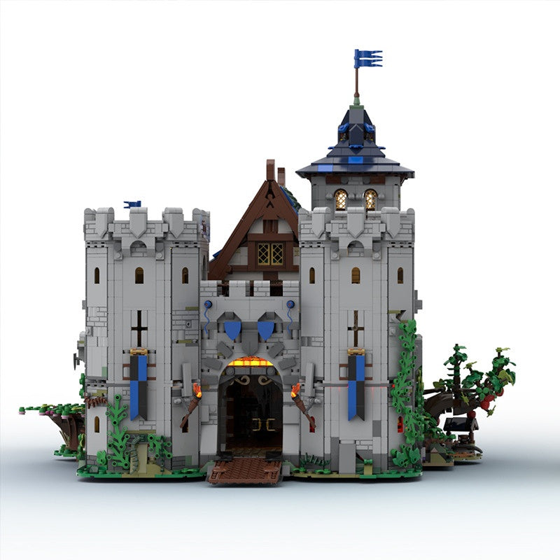 Classic Medieval Black Falcon Fortress Building Kit | Compatible MOC - 5