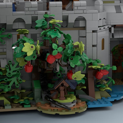 Classic Medieval Black Falcon Fortress Building Kit | LEGO-Compatible MOC - 1