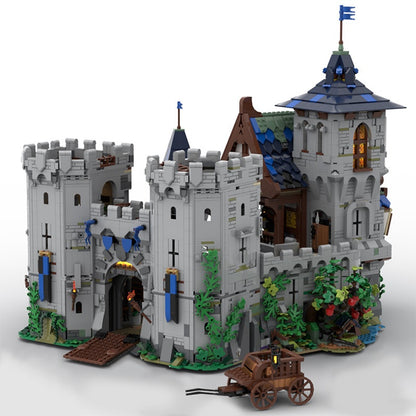 Classic Medieval Black Falcon Fortress Building Kit | LEGO-Compatible MOC - 4