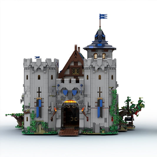 Classic Medieval Black Falcon Fortress Building Kit | LEGO-Compatible MOC - 5