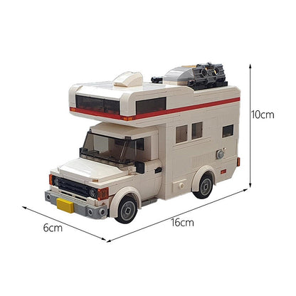 Classic MK2 Camper Van Building Kit | 7-Stud LEGO-Compatible MOC - 2