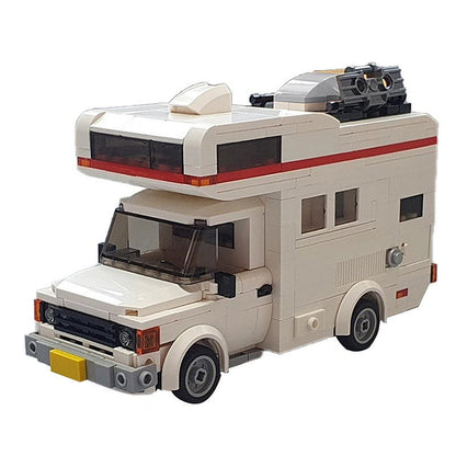 Classic MK2 Camper Van MOC Building Kit | 7-Wide Retro Travel Model - 1