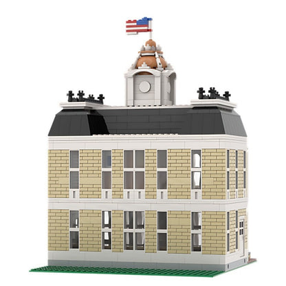 Classic Modular City Hall Building Kit | Compatible MOC - 2