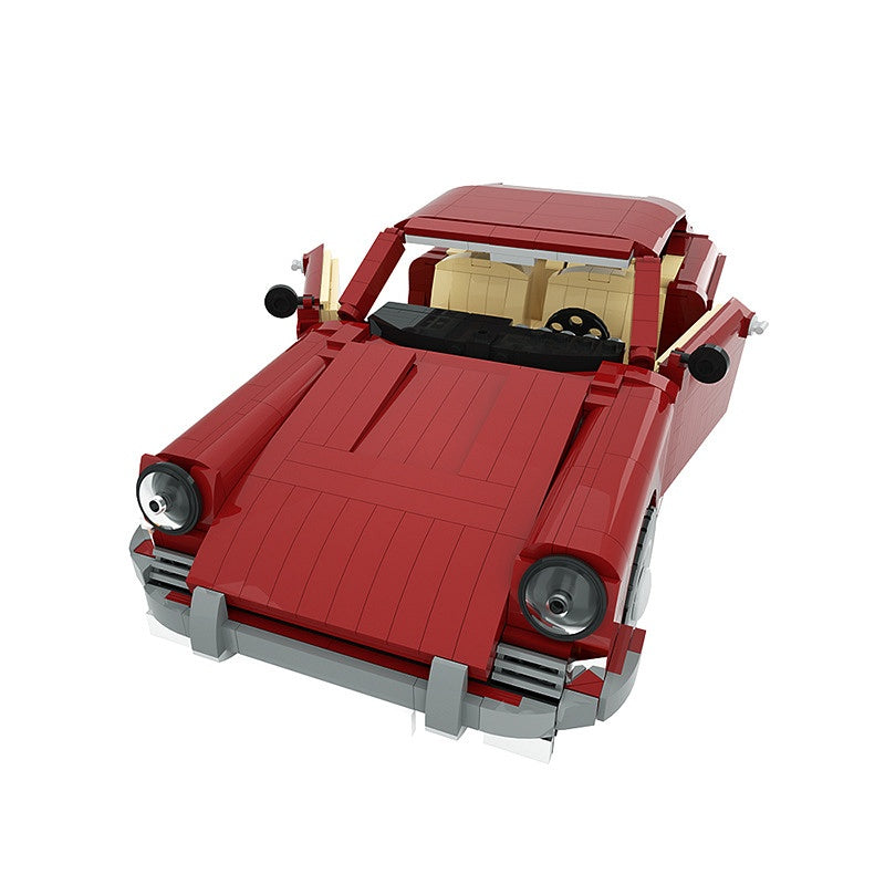 Classic Retro 911 Coupe Building Kit | LEGO-Compatible MOC - 2