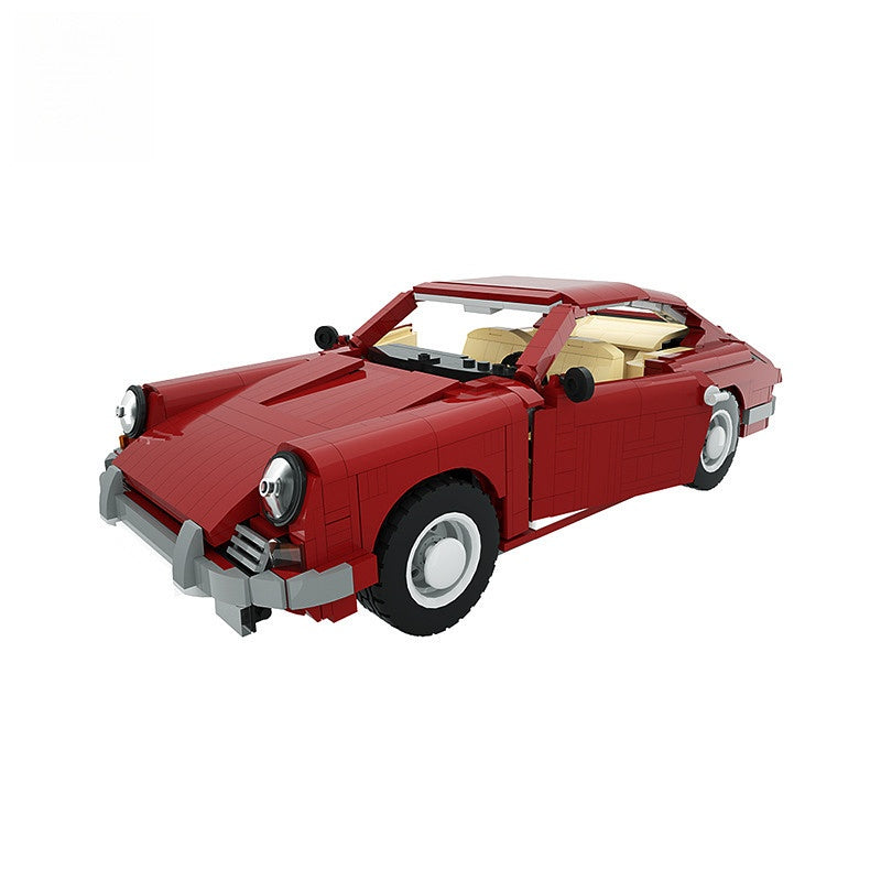 Classic Retro 911 Coupe Building Kit | LEGO-Compatible MOC - 5
