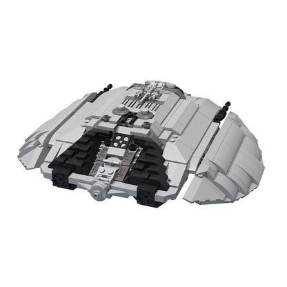 Classic Retro Starfighter Midi MOC Spacecraft Building Kit - 1