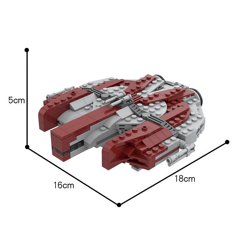 Classic Smuggler Cargo Starship MOC Space Transport Building Kit - 2