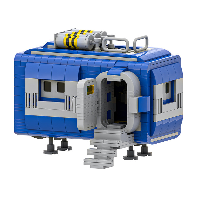 Classic Space Base Building Kit | LEGO-Compatible MOC - 1