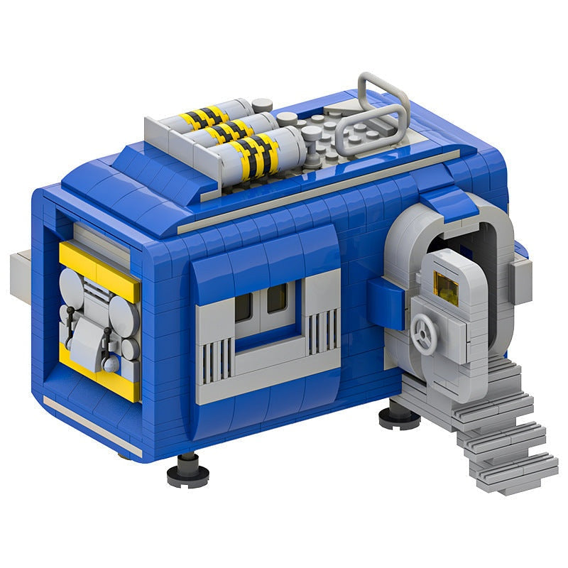 Classic Space Base MOC Building Kit | Futuristic Orbital Station Model - 8