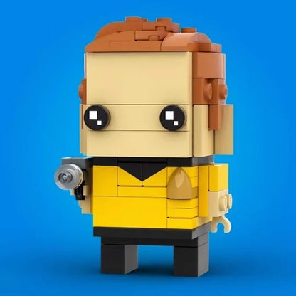 Classic Space Captain BrickHeadz Building Kit | LEGO-Compatible MOC - 3