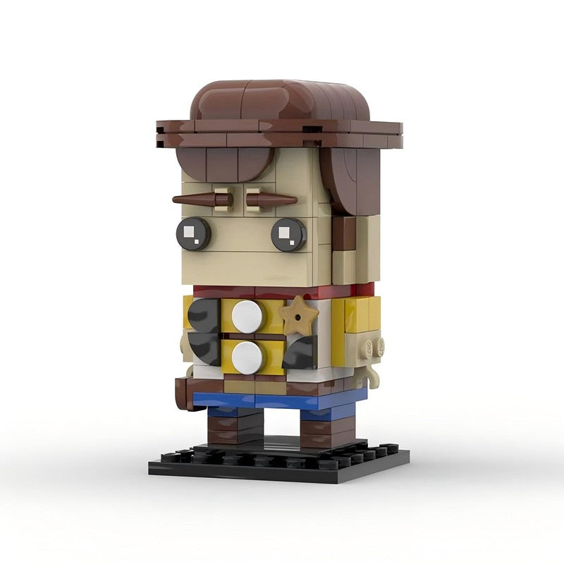 Classic Toy Cube Character MOC Building Kit | Custom Display Model - 1