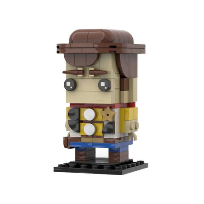 Classic Toy Cube Character MOC Building Kit | Custom Display Model - 17