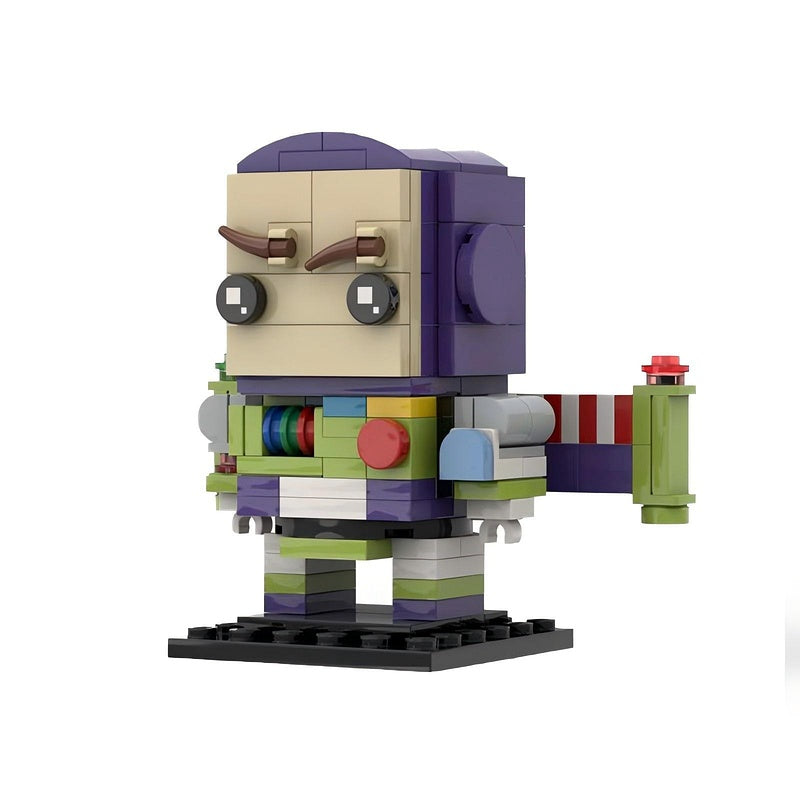 Classic Toy Cube Character MOC Building Kit | Custom Display Model - 18