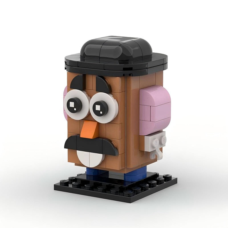 Classic Toy Cube Character MOC Building Kit | Custom Display Model - 3