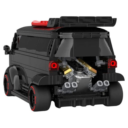 Classic Widebody Rear-Engine Transporter Van MOC Building Kit - 3