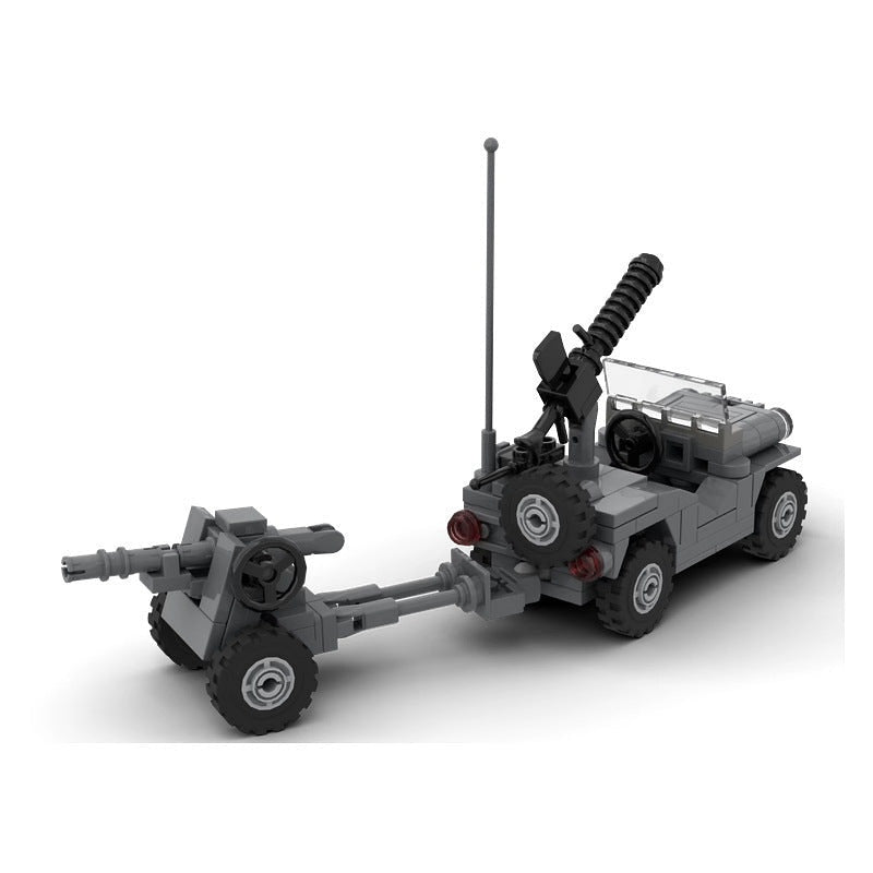 Classic WWII 4x4 Utility Truck MOC Building Kit | Military Vehicle Model - 2