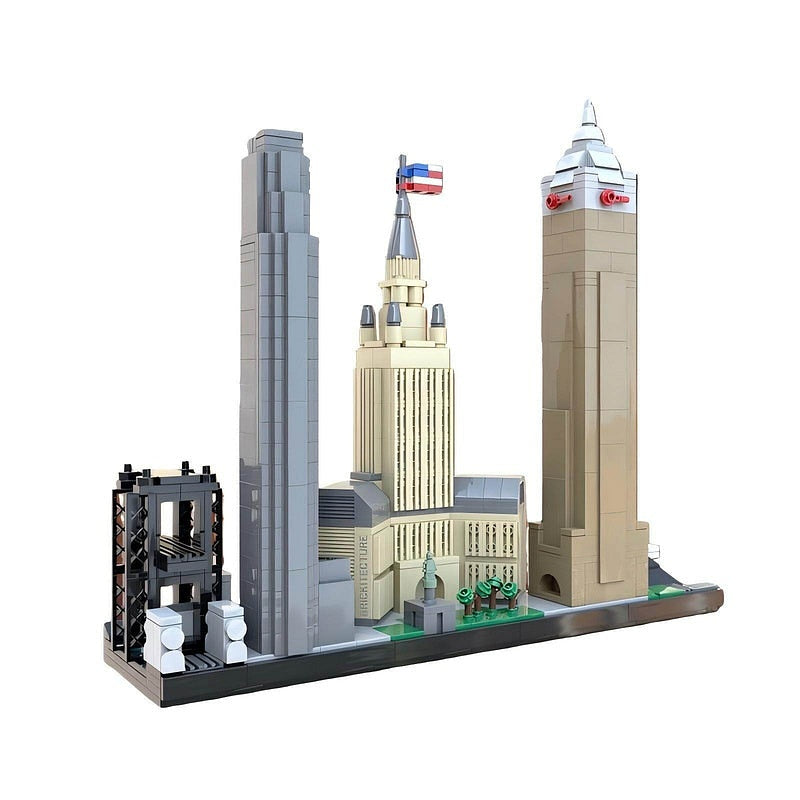 Cleveland Ohio Skyline MOC Building Kit | City Architecture Model - 1