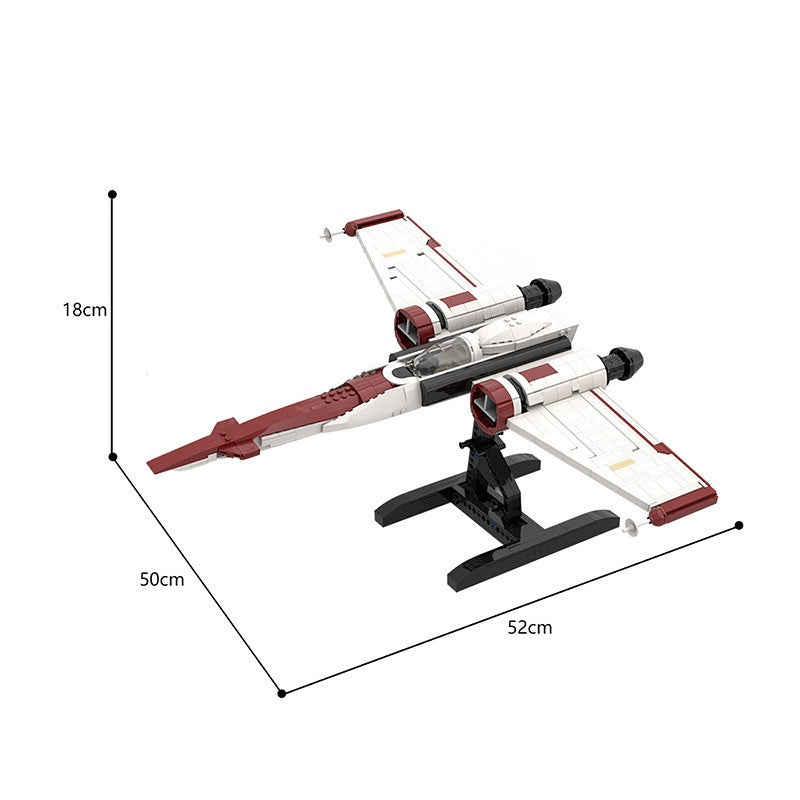Clone Era Recon Starfighter Building Kit | LEGO-Compatible MOC - 4