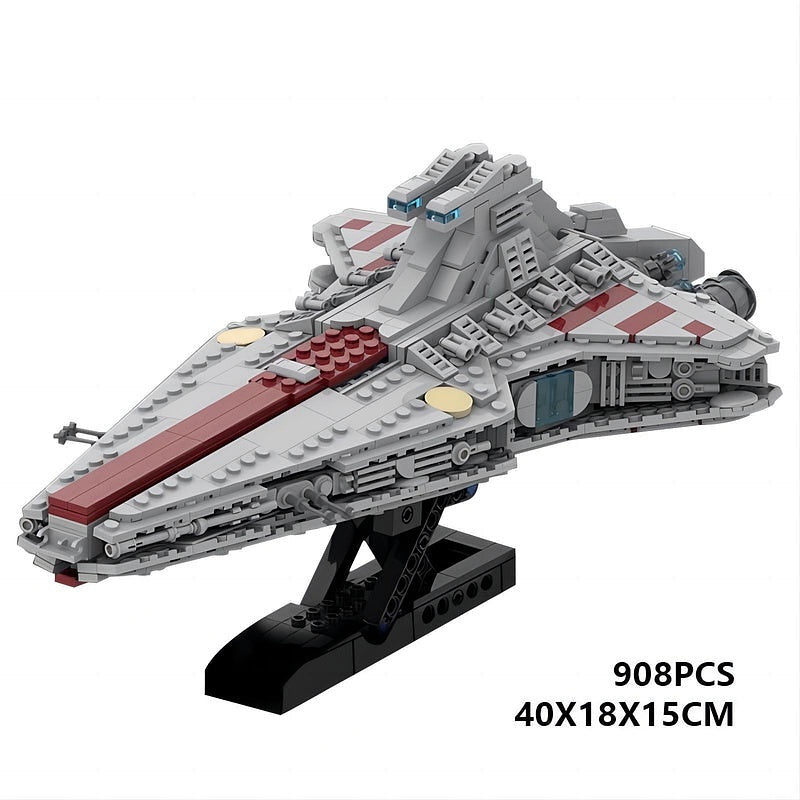 Clone Era Republic Battle Cruiser Building Kit | Sci-Fi Capital Spacecraft - 6