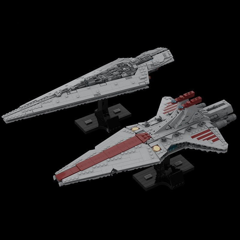 Clone Era Republic Battle Cruiser Building Kit | Sci-Fi Capital Spacecraft - 9