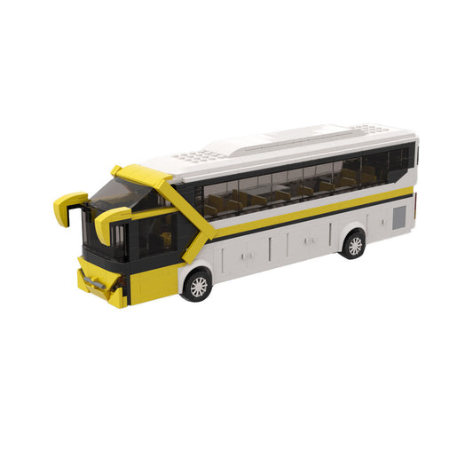 Coach Bus Building Kit | LEGO-Compatible MOC - 1