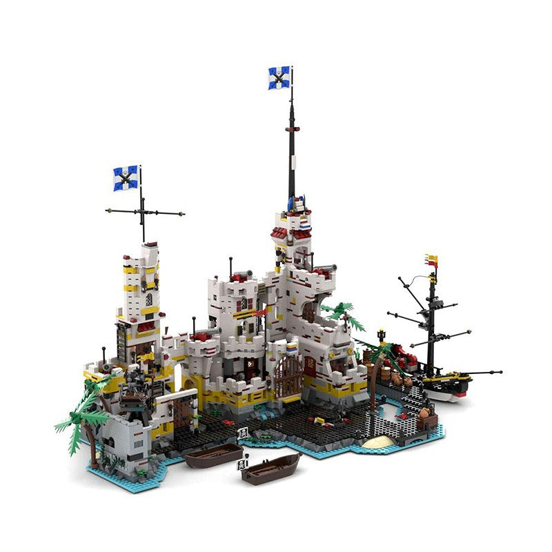 Coastal Fortress MOC Harbor Headquarters Building Kit - 1
