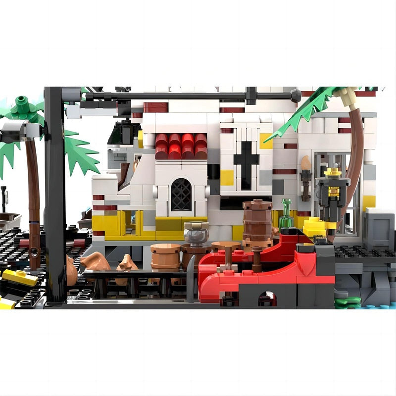 Coastal Fortress MOC Harbor Headquarters Building Kit - 4