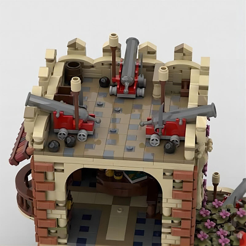 Coastal Island Fortress MOC Historic Watchtower Building Kit - 4