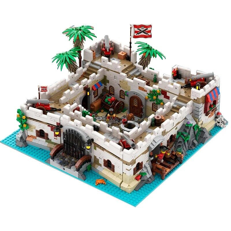 Coastal Soldier Fortress MOC Pirate Architecture Building Kit - 1