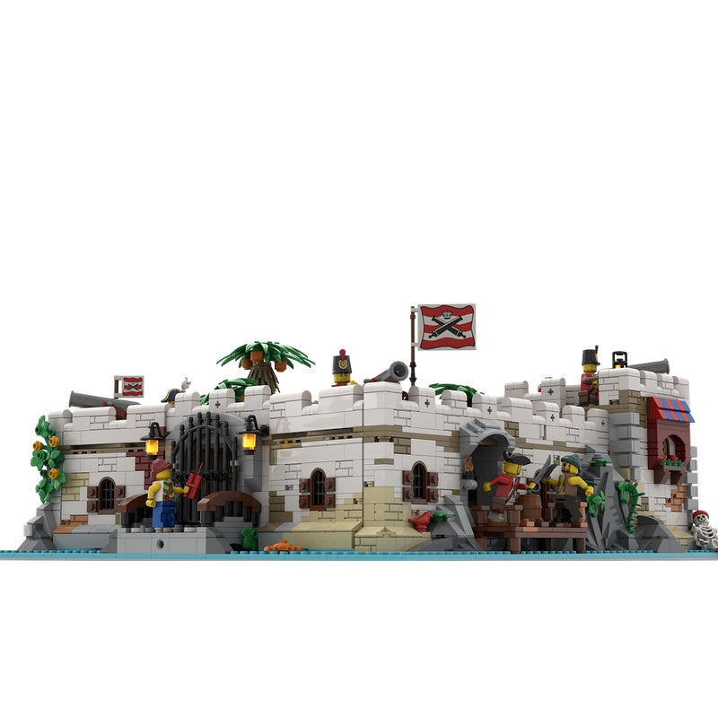Coastal Soldier Fortress MOC Pirate Architecture Building Kit - 2