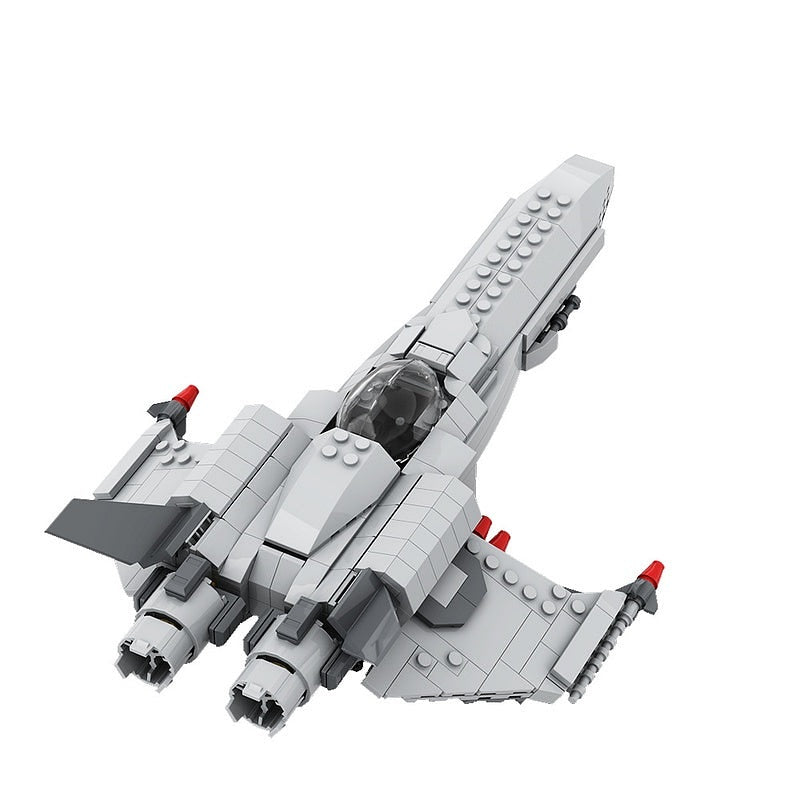 Colonial Fleet Viper Fighter MOC Sci-Fi Starfighter Building Kit - 2