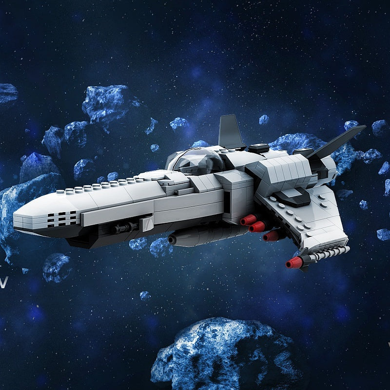 Colonial Fleet Viper Fighter MOC Sci-Fi Starfighter Building Kit - 4