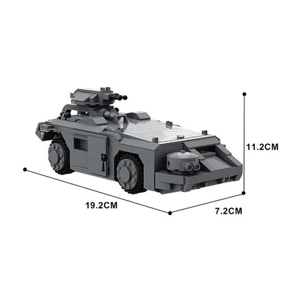 Colonial Marine APC Armored Vehicle Building Kit | LEGO-Compatible MOC - 4