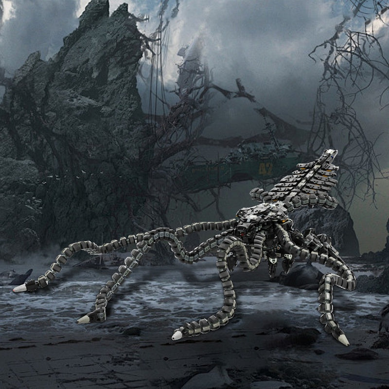 Colossal Tentacled Machine MOC Building Kit | Mechanical Creature - 2