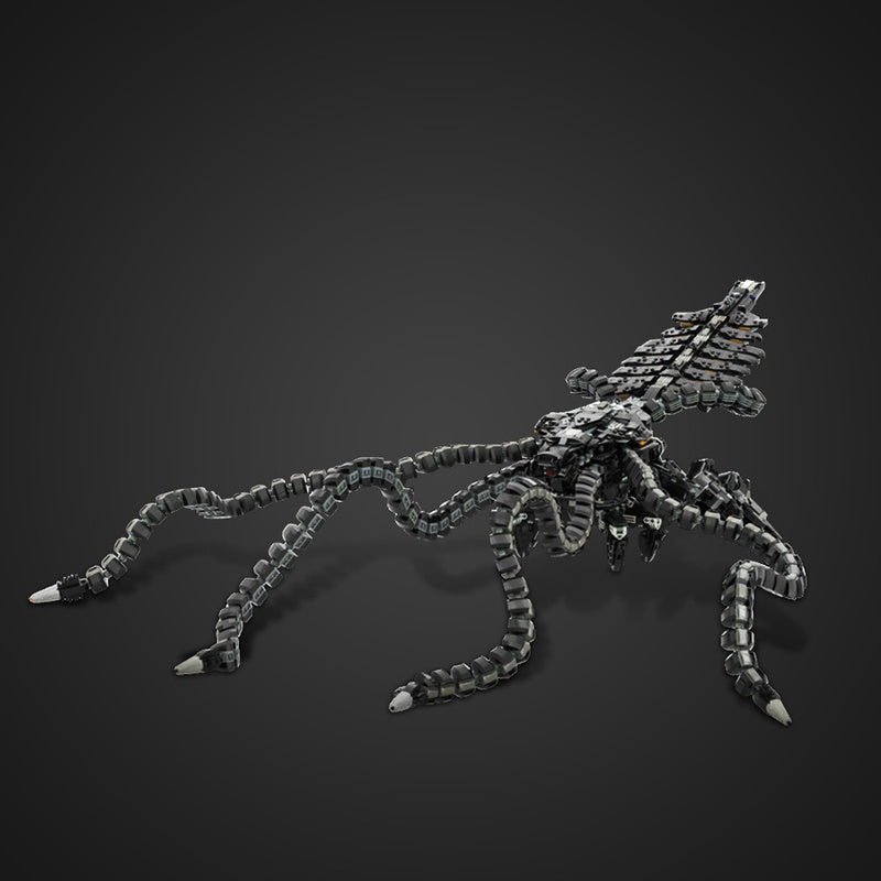 Colossal Tentacled Machine MOC Building Kit | Mechanical Creature - 4
