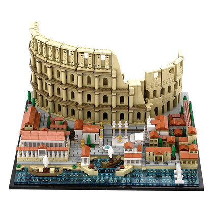 Colosseum MOC Ancient Landmark Architecture Building Kit - 10