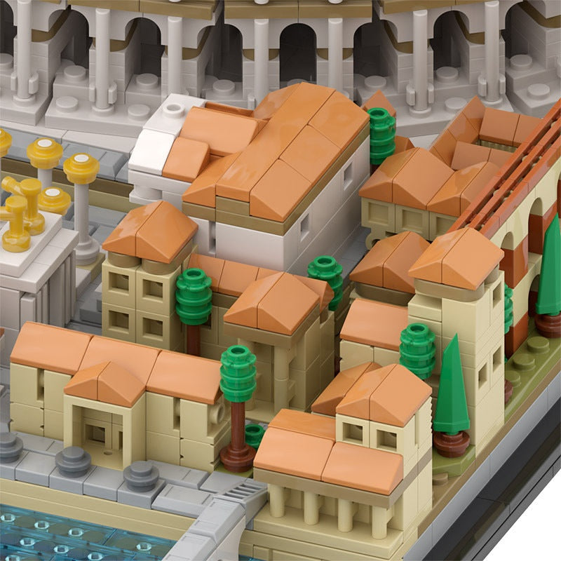Colosseum MOC Ancient Landmark Architecture Building Kit - 4