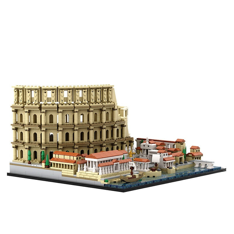 Colosseum MOC Ancient Landmark Architecture Building Kit - 9
