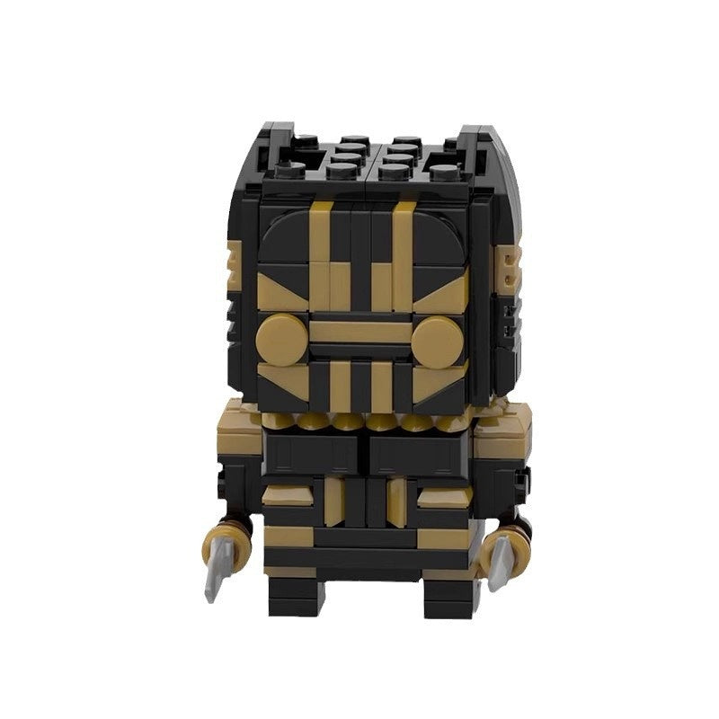 Comic Book Superhero BrickHeadz Building Kit | Cinematic Hero LEGO-Compatible MOC - 10