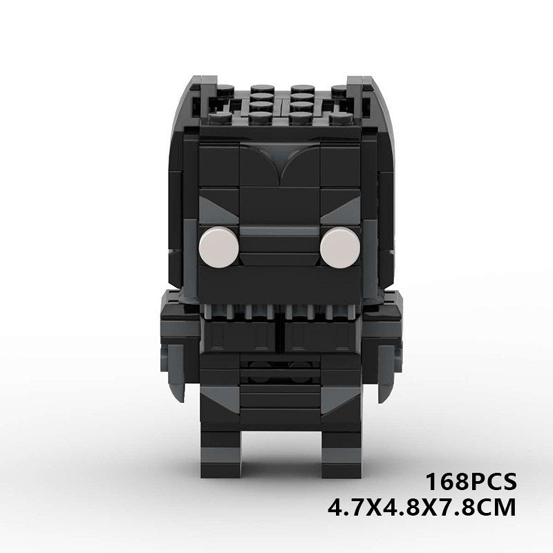 Comic Book Superhero BrickHeadz Building Kit | Cinematic Hero LEGO-Compatible MOC - 11