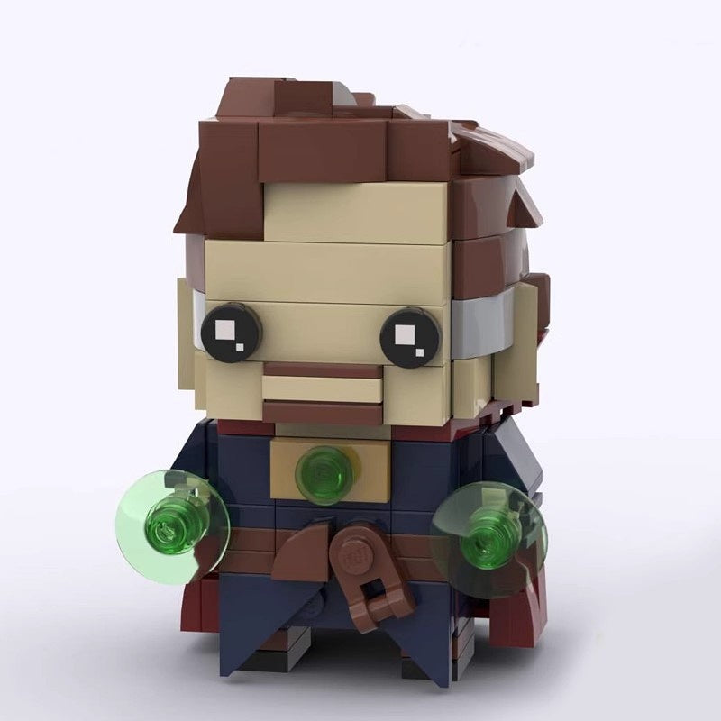 Comic Book Superhero BrickHeadz Building Kit | Cinematic Hero LEGO-Compatible MOC - 3