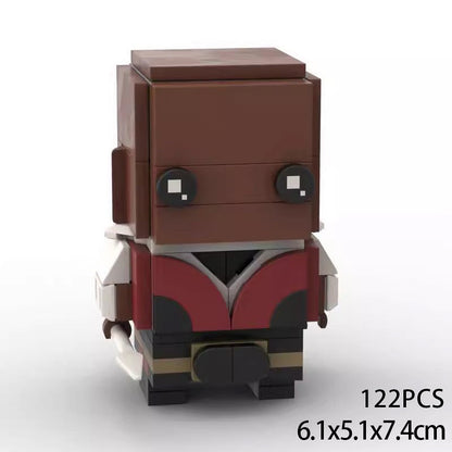 Comic Soldier Hawk and Winter Hero Building Kit | LEGO-Compatible MOC - 1