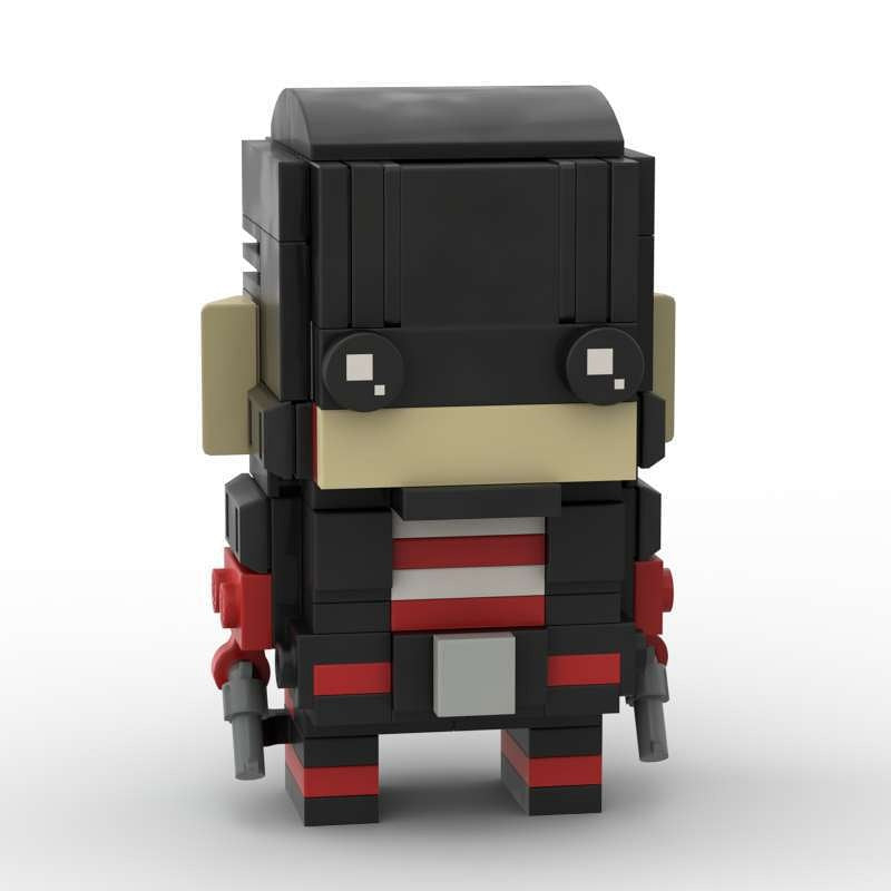 Comic Soldier Hawk and Winter Hero Building Kit | LEGO-Compatible MOC - 22