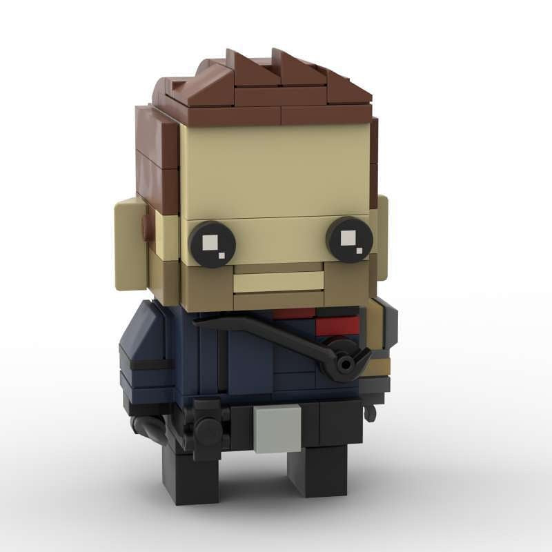Comic Soldier Hawk and Winter Hero Building Kit | LEGO-Compatible MOC - 26