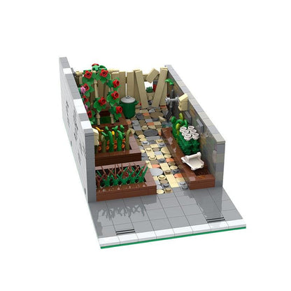 Community Garden MOC Building Kit | Urban Allotment Display Model - 1