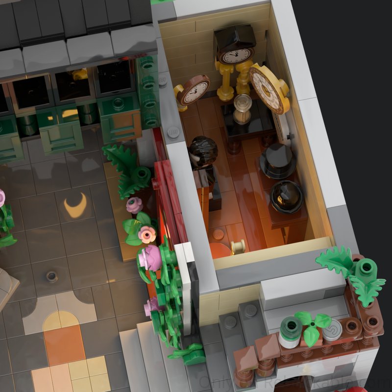 Community Square Building Kit | LEGO-Compatible MOC - 3